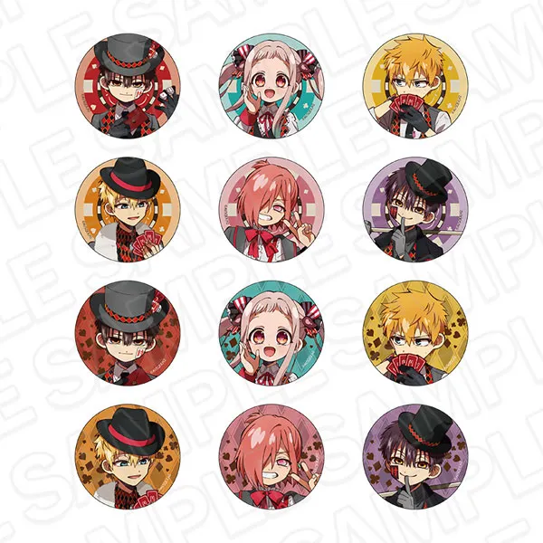 Toilet-Bound Hanako-Kun 2: Glitter Can Badge (Random) Casino Ver. Blind Box - 1 Unidade Aleatória